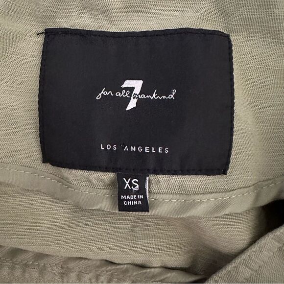 SEVEN FOR ALL MANKIND green hooded utility jacket - Picture 7 of 8
